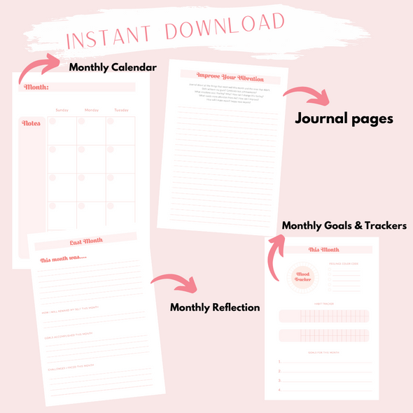 Instant Download - Digital Weekly Layout Butterfly A5 size Planner