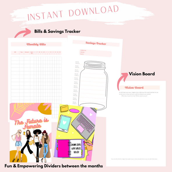 Instant Download - Digital Weekly Layout Butterfly A5 size Planner