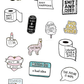 Sassy Girl Stickers - 1 Sheet