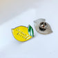Slightly bitter enamel pin