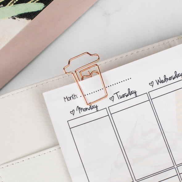 Coffee Lover Planner Weekly Inserts