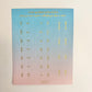 Textured Gradient Colored Index Stickers