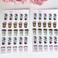 Coffee Cups Stickers - 2 Sheets