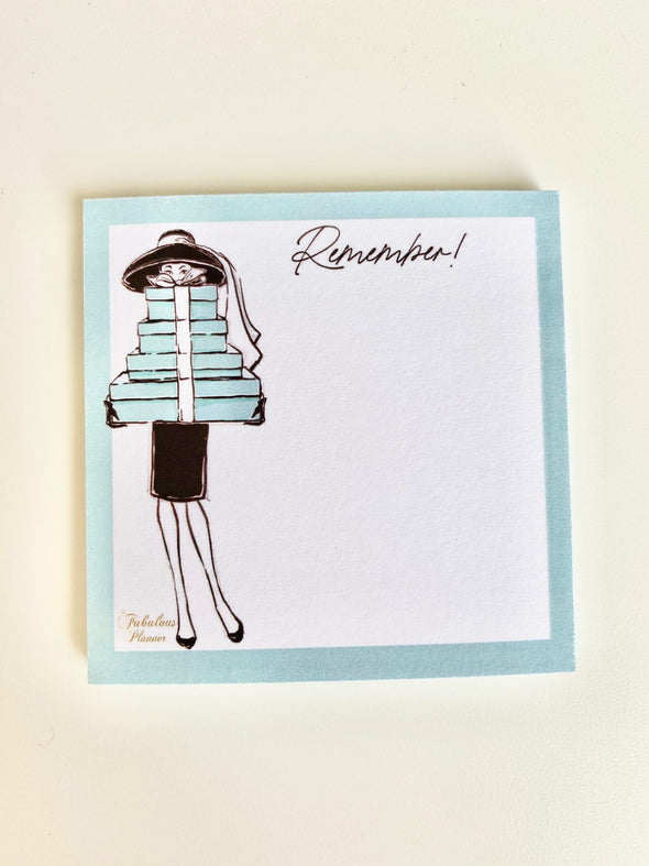 Breakfast at Turquoise Sticky Notes