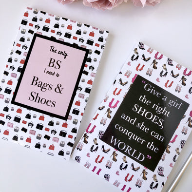 Shoes and Bags Lovers Lined Journal
