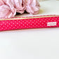 Red Polka Dots Slim Pencil Case