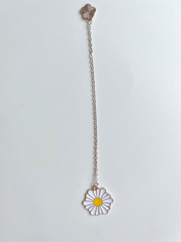 Daisy Sunflower Metal Leaf Bookmarks