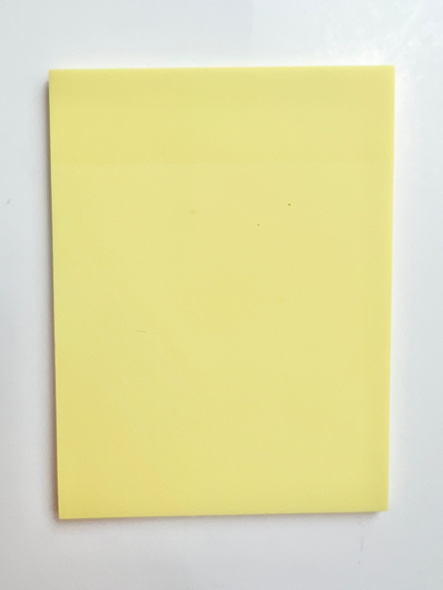Yellow Transparent Sticky Note Pad