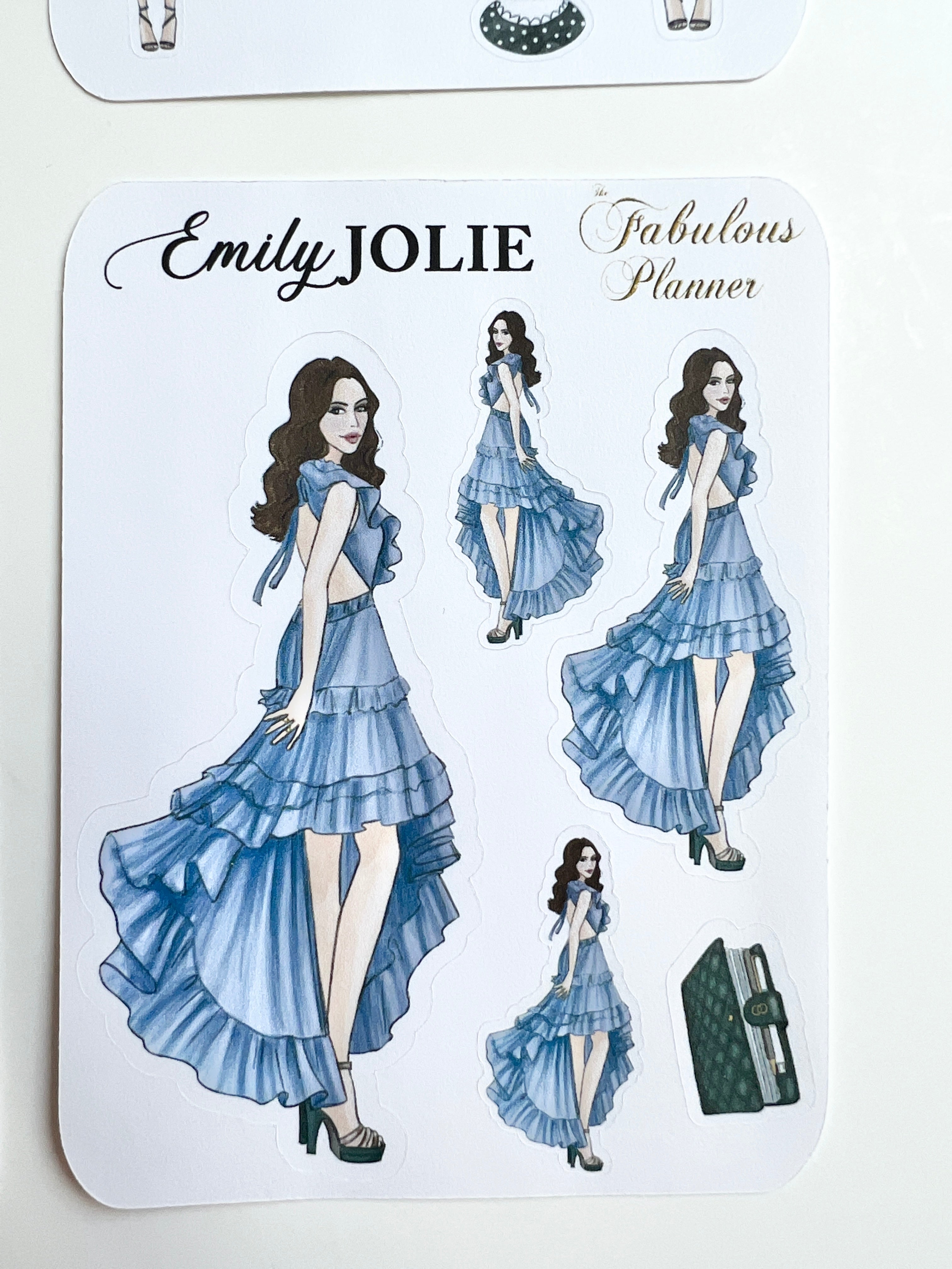 Emily In Paris Outfits Mini Sticker Kit – The Fabulous Planner