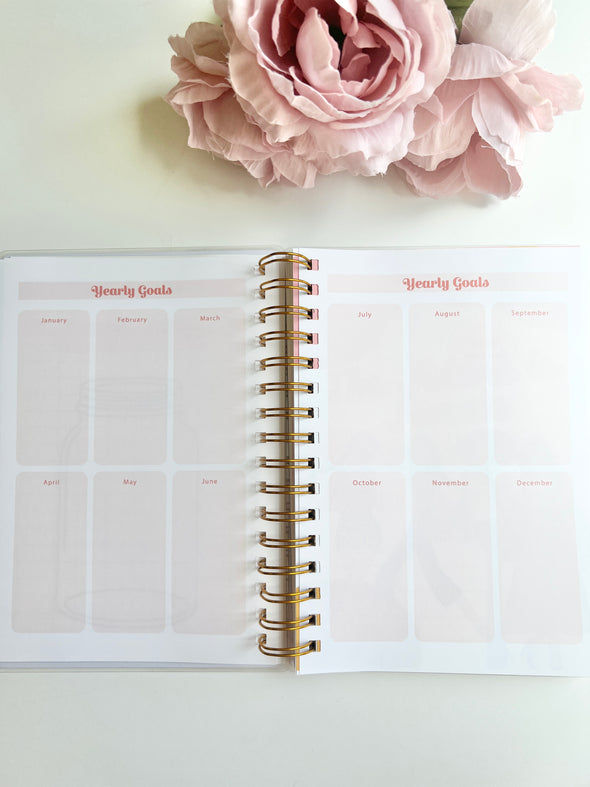 Weekly Layout Butterfly Wire-O A5 size Planner