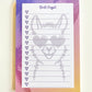 Past year - Go Wild SoCal llama Notepad