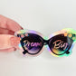 Dream Big Sunnies Die Cut Holographic Sticker
