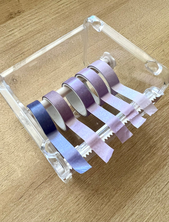 Set of 5 Gradient Purple Washi Tape