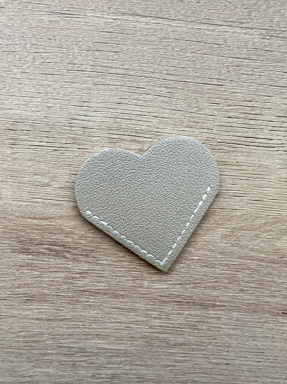Heart Page Saver Faux Leather Bookmark