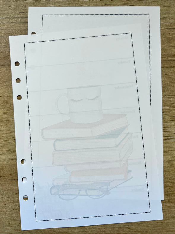 Fully Booked Planner Weekly Inserts