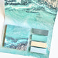 Summer Ocean Sticky Notes and Flags Set