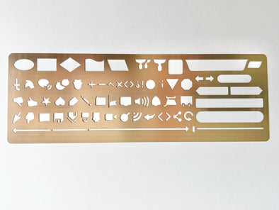 Metal Functional Planner Fun Stencils