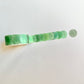 Green Dots Functional Removable Sticker Washi Tape