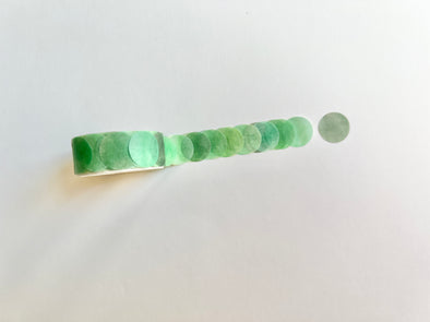 Green Dots Functional Removable Sticker Washi Tape