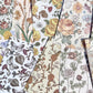 Fall Floral Scrapbook Paper Set - 60 sheets