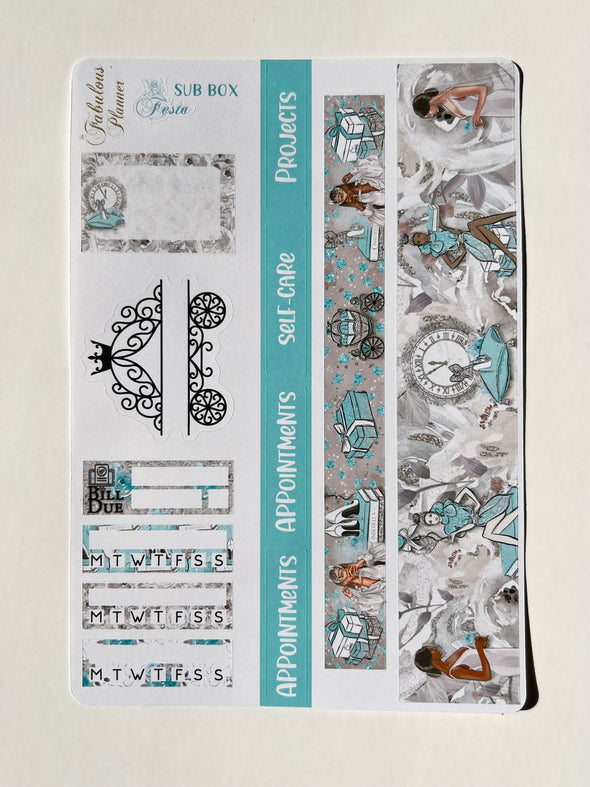 Winter Fiesta Planner Stickers Kit - 4 Sheets