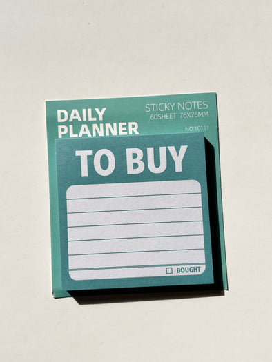 To Buy Blue Sticky Notes Notepad