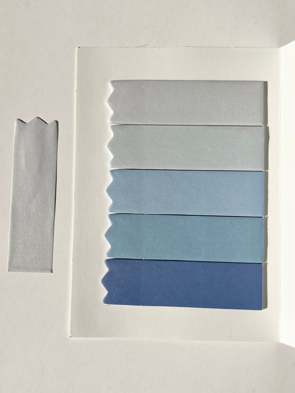 Gradient Blue Page Flags