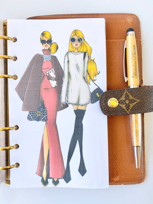 Fashionista Functional Weekly Planner Inserts
