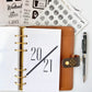 Dated Yearly Minimalist Black 2026 Monthly Inserts