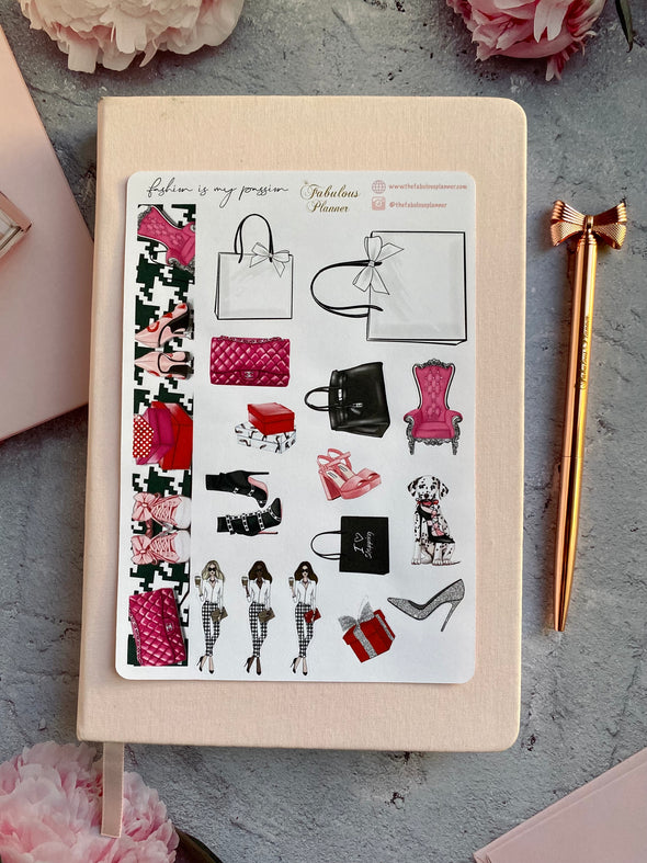 Fashion is my Passion Sticker Kit - 6 Sheets