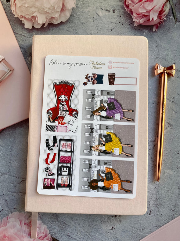 Fashion is my Passion Sticker Kit - 6 Sheets
