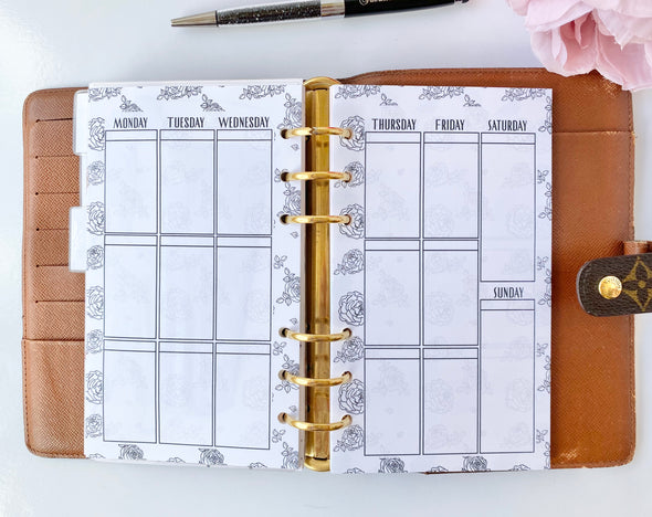 Goal Digger Weekly Inserts Planner Pages