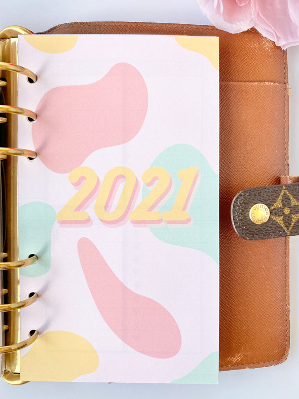 Cotton Candy Planner Weekly Inserts
