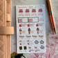 Planner Meet Up Stickers - 2 Sheets