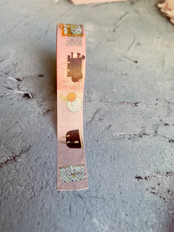 Designer Handbags and Shoes Washi Tape