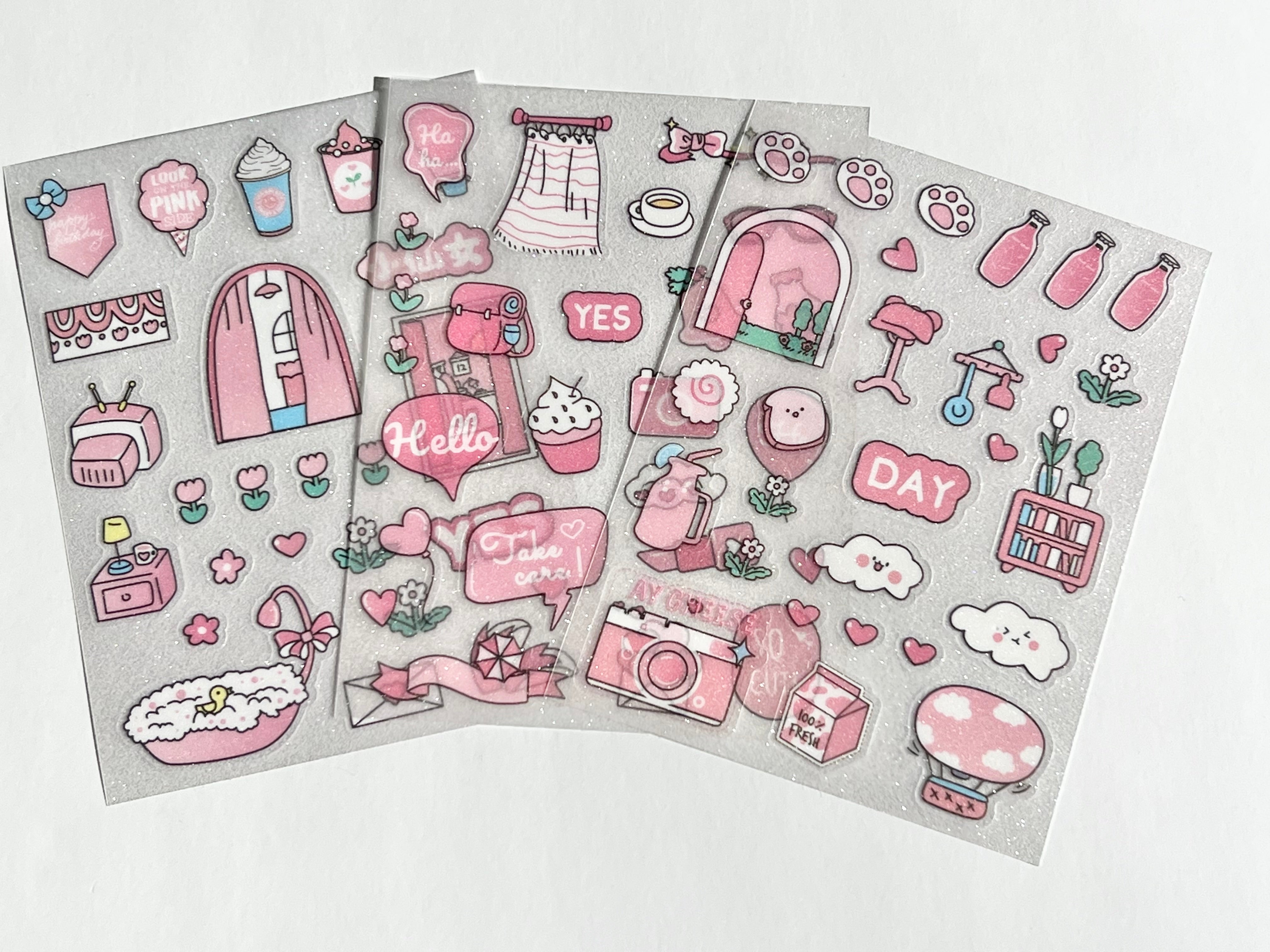 3 Matte Sticker Sheets, Sticker Pack, Sticker Bundle, Cute Stickers, Sticker  Set, Planner Stickers Set, Journal Stickers 