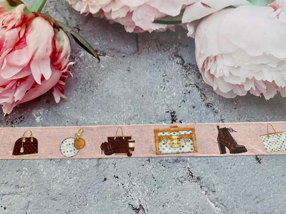 Designer Handbags and Shoes Washi Tape