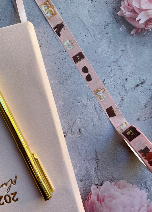 Designer Handbags and Shoes Washi Tape
