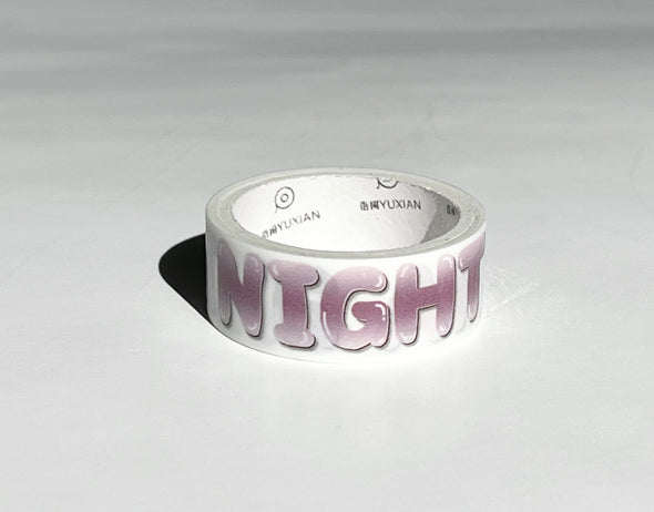 Days of the Week Bubble Text Functional Washi Tape