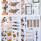 Fall Spice Stickers Kit - 4 Sheets