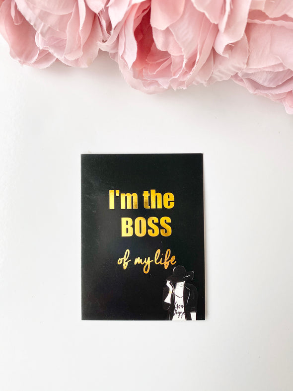 Combo Goal Digger Stickers and Notepad Accessories