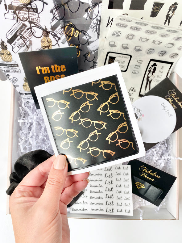 Combo Goal Digger Stickers and Notepad Accessories