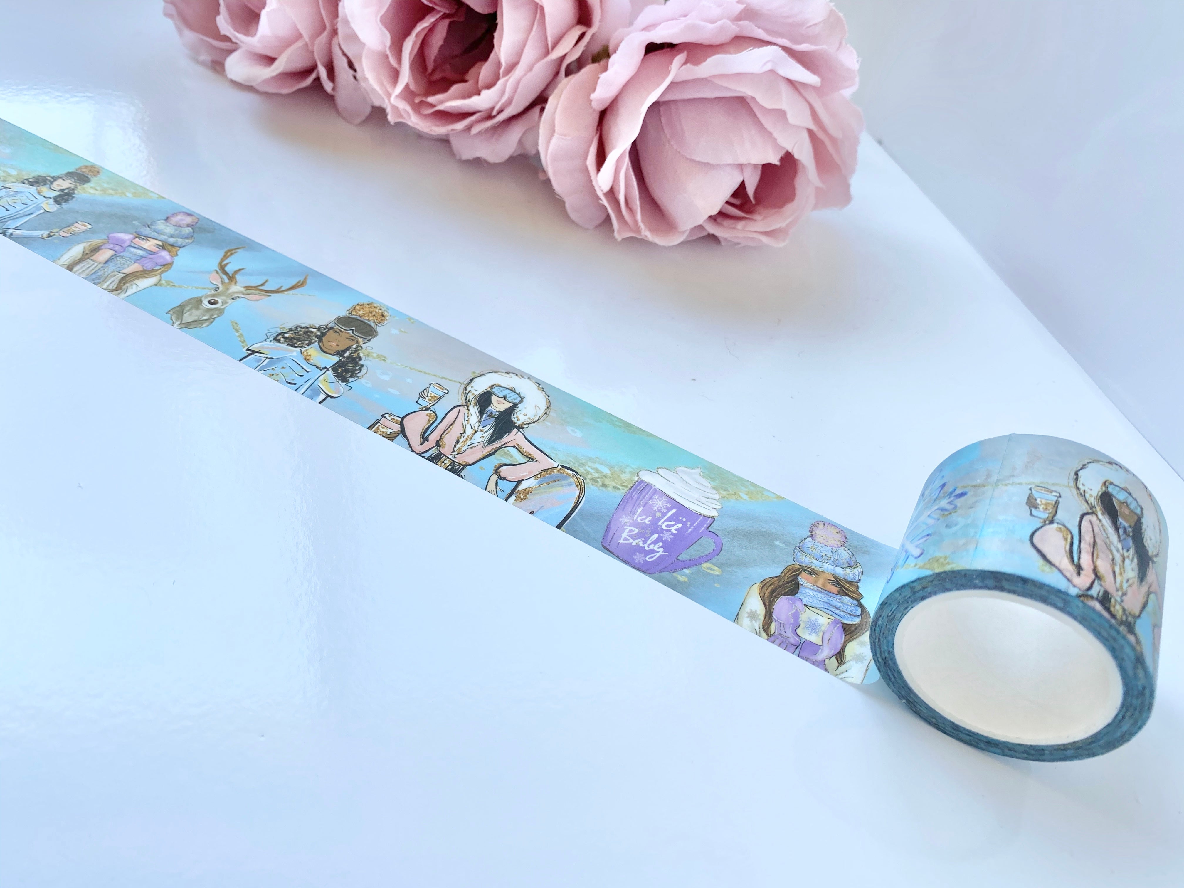 Ice Ice Baby Snow Girls Wide Washi Tape – The Fabulous Planner