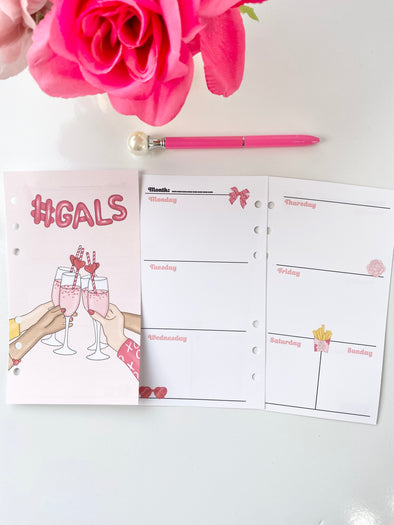 Galentines Day Weekly Inserts