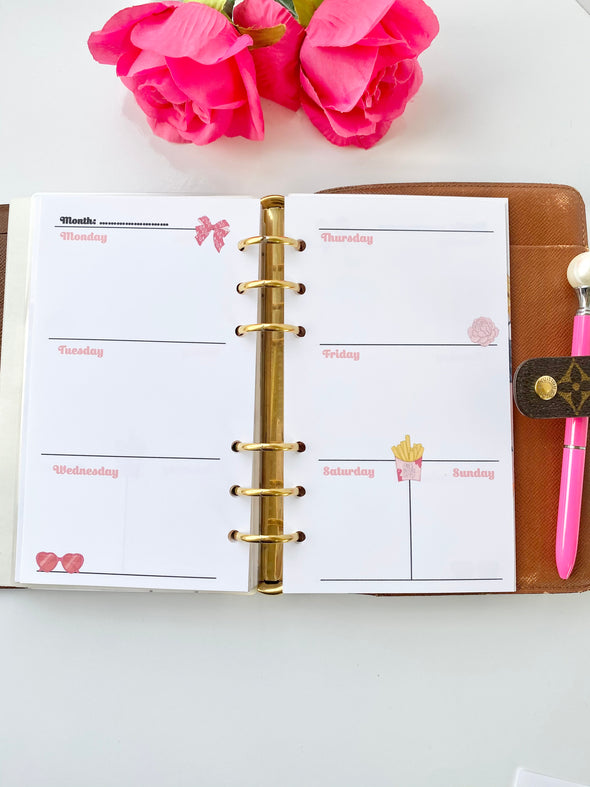 Galentines Day Weekly Inserts