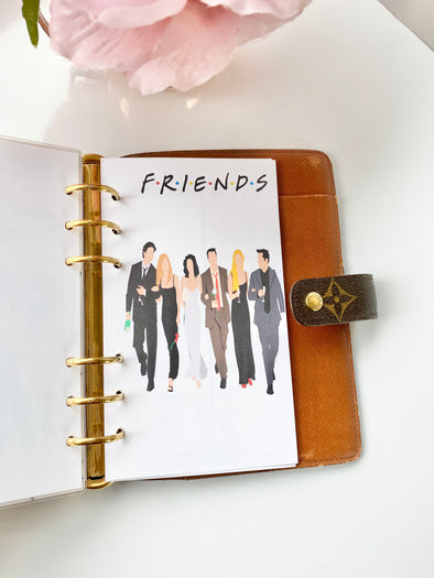 Friends TV Show Planner Weekly Inserts