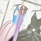 Heart Diamond Purple Ballpoint Pen