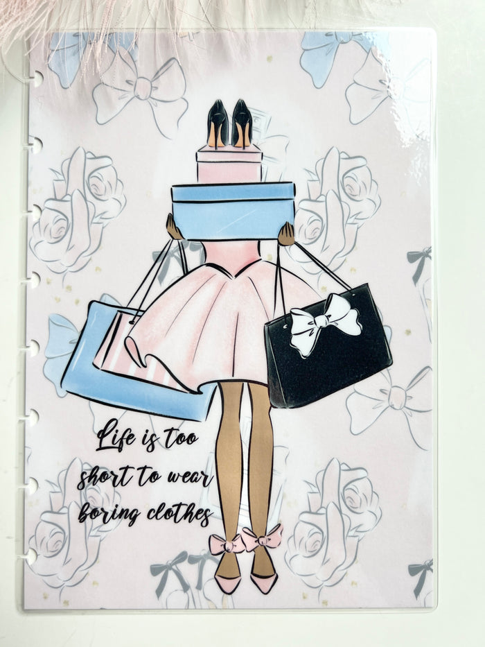 Glam Closet Planner Laminated Dashboard