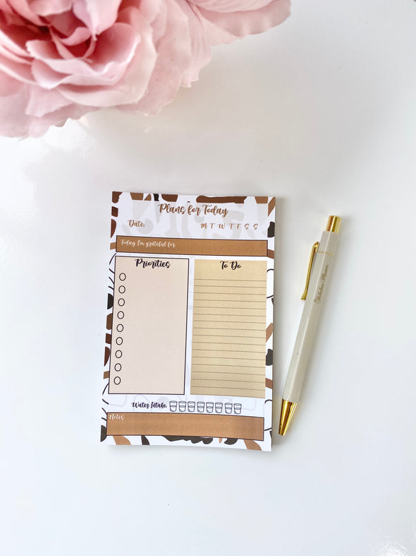 Daily Plans Minimalist Notepad Memo Sticky Notes
