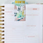 Month Gold Foil Bookmark